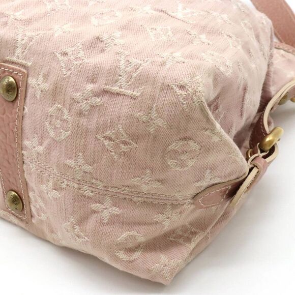 Louis Vuitton Monogram Denim Neocabby MM Tote Shoulder Bag Pink - Picture 3 of 9